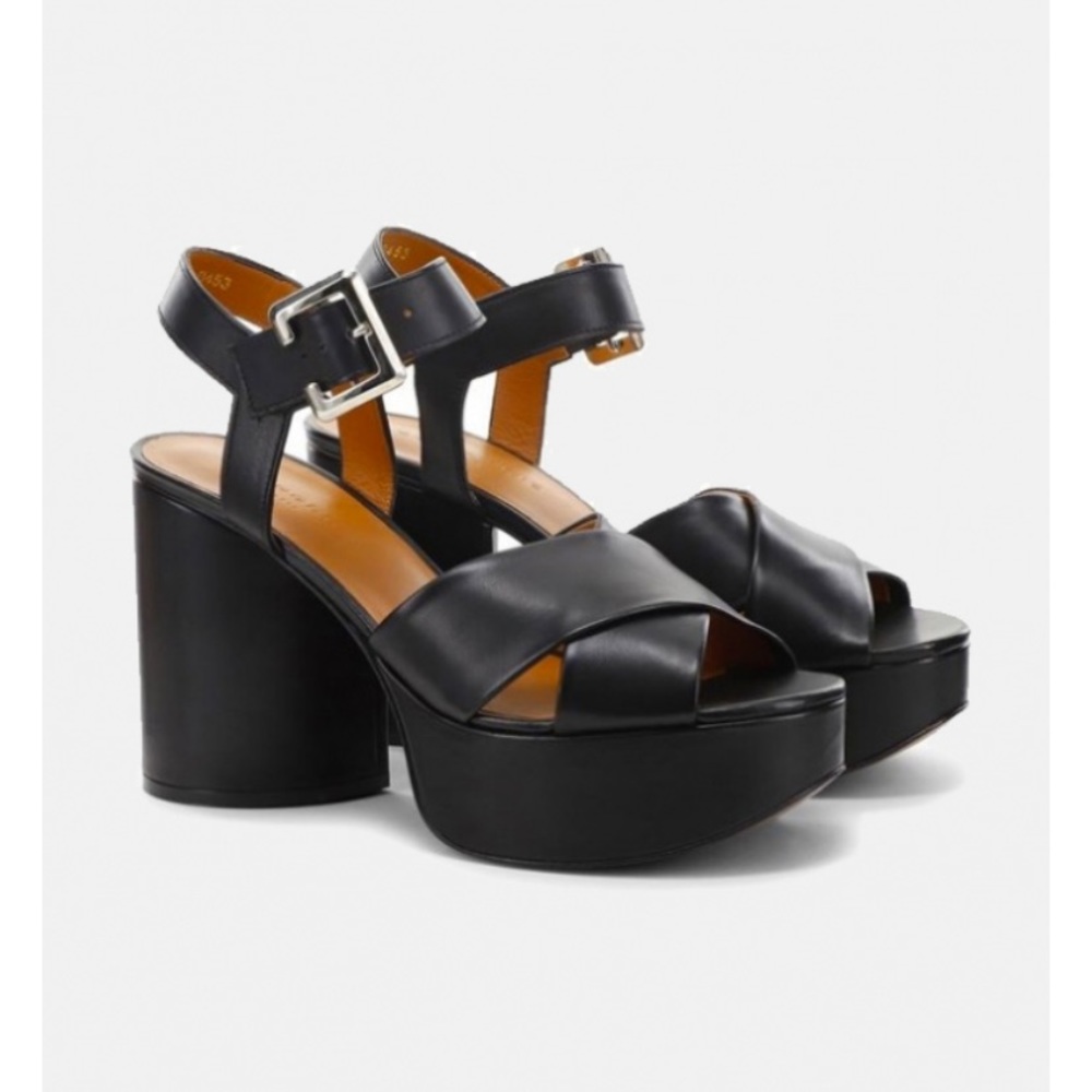 Clergerie Women's Black Vianne Platform Sandals